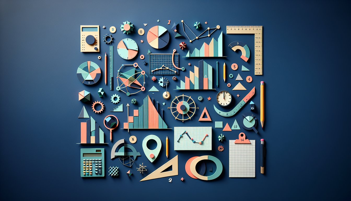 Paper art trivia for Decode the Graph practice quiz challenging high school students math skills.