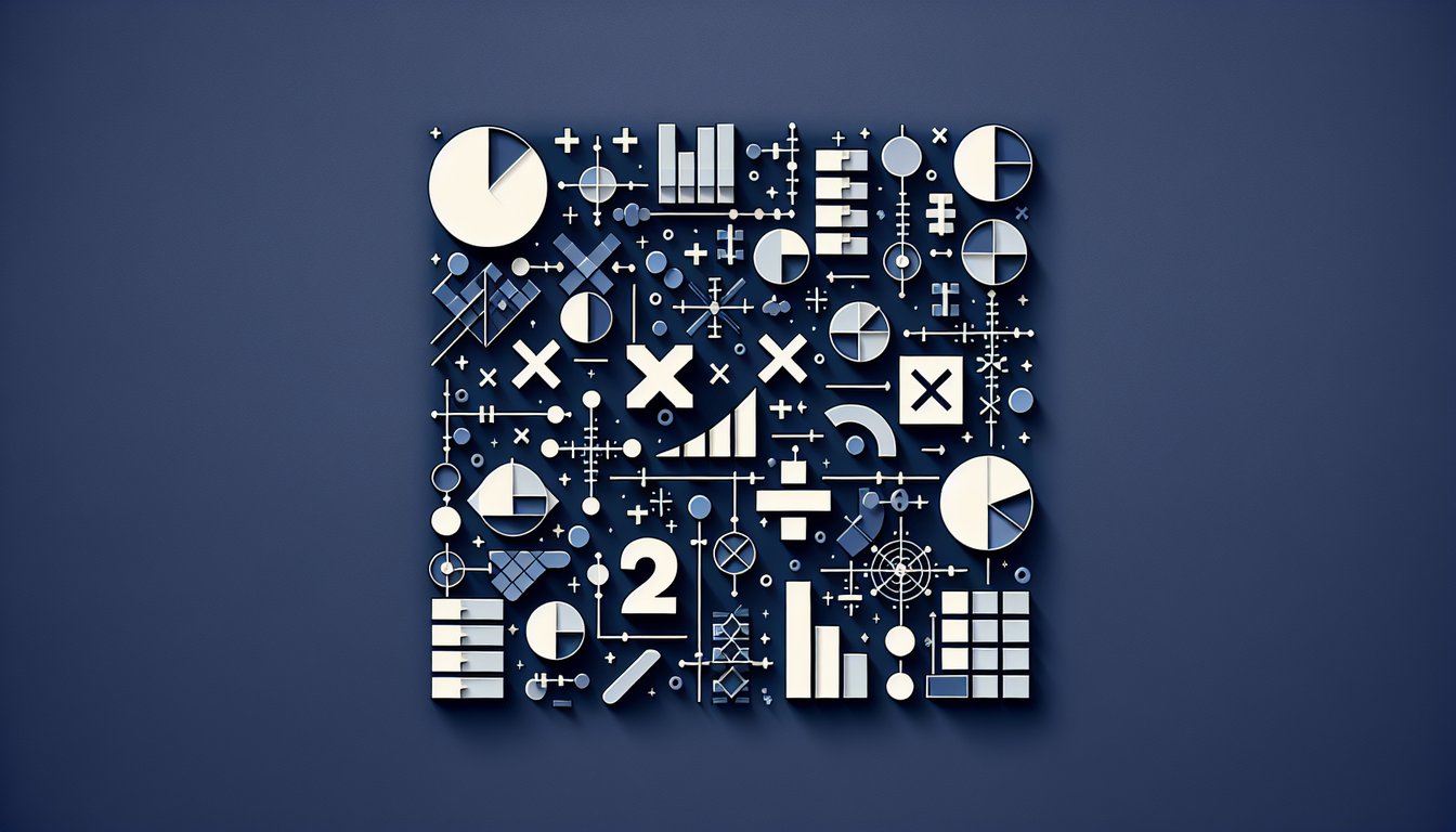 Colorful paper art promoting an engaging Integer Operations Quiz