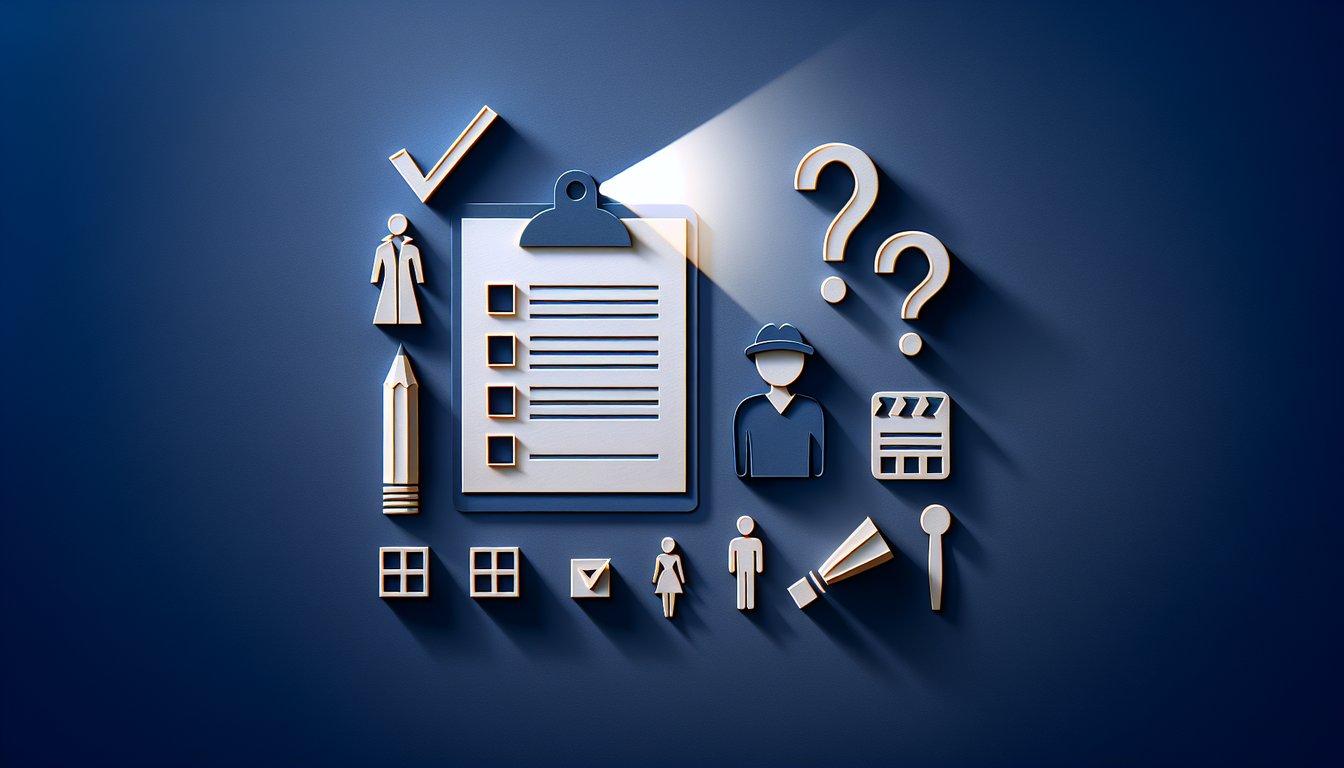 Paper art Barbie figures and quiz text on dark blue background for What Barbie Am I quiz to discover ideal Barbie movie role