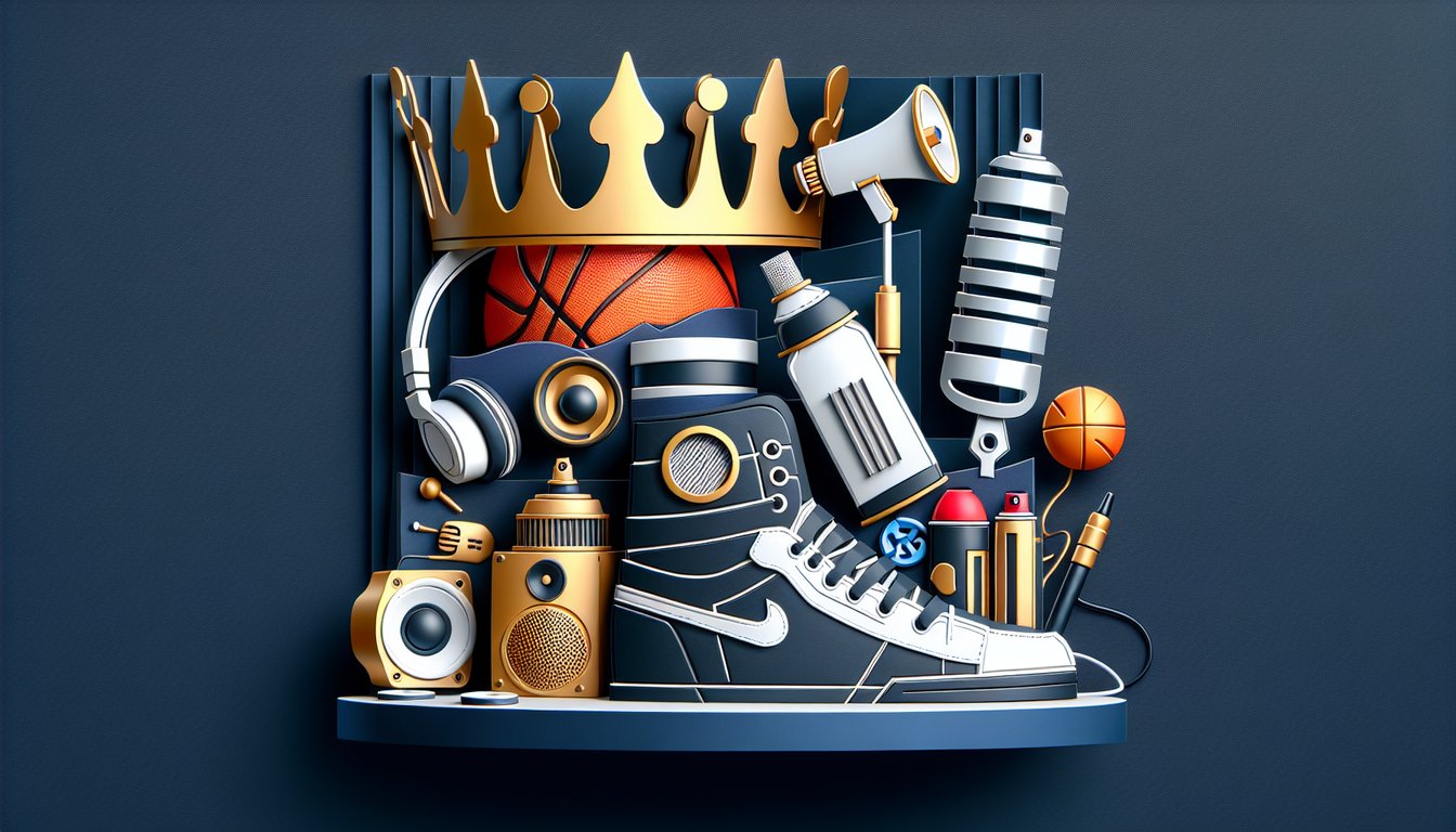Paper art illustration for Fresh Prince trivia quiz on a dark blue background