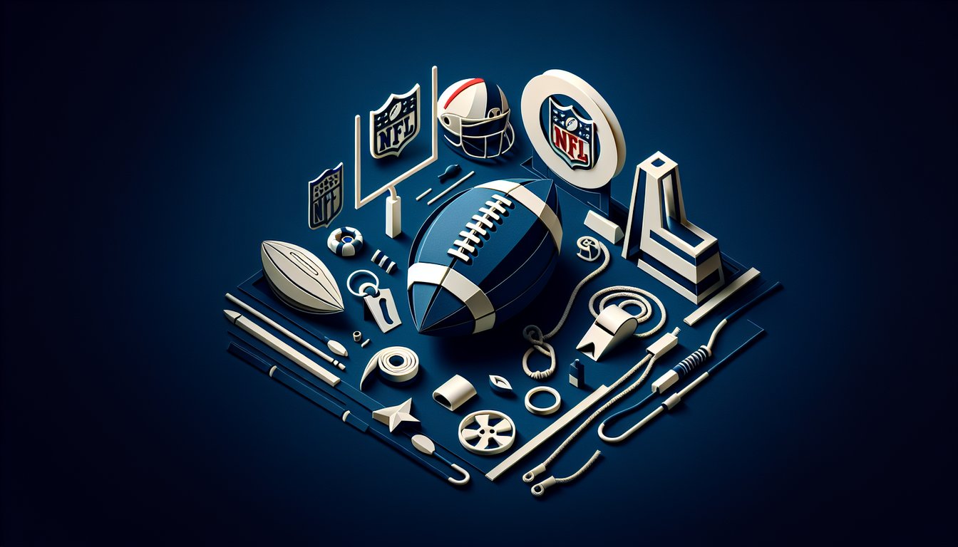 paper art style NFL quiz card on dark blue background with new england patriots helmet and football trivia challenge