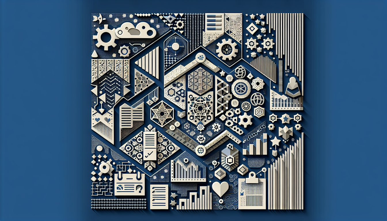 Colorful paper art depicting elements related to Prospect Tier Management Quiz