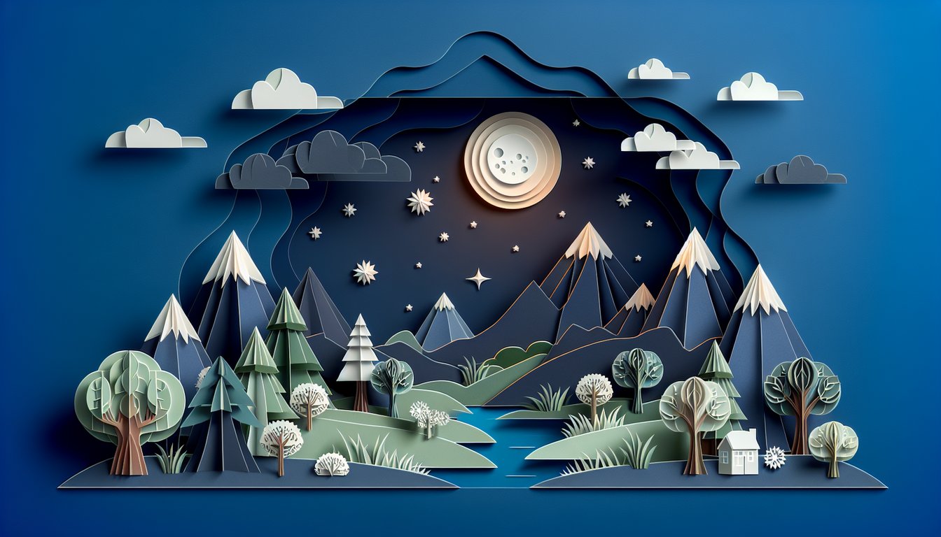 Colorful paper art depicting elements related to an Elementary Vocabulary Assessment Quiz