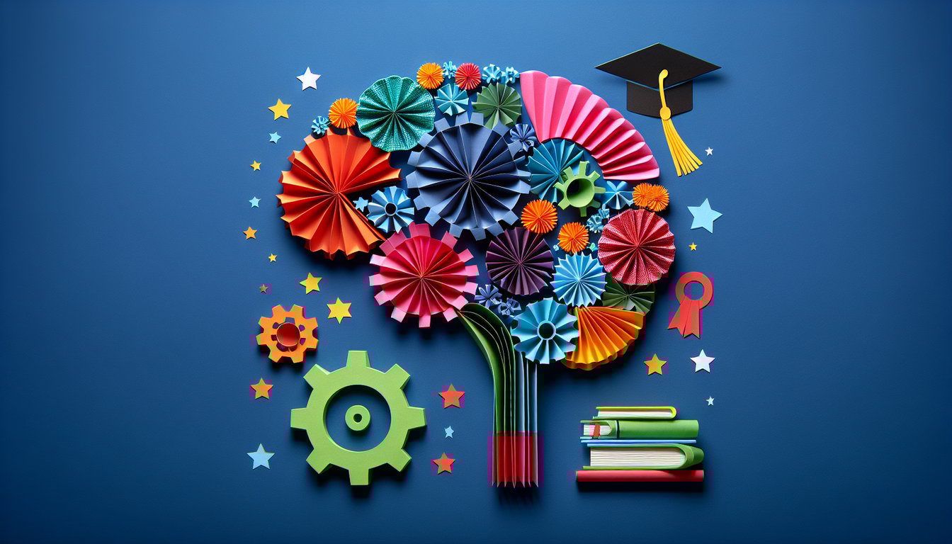 Colorful paper art displaying a trivia quiz for AYRA Module Knowledge Assessment.
