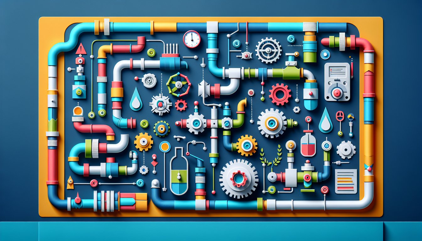 Colorful paper art promoting a quiz on Gland Seal System Knowledge Test.
