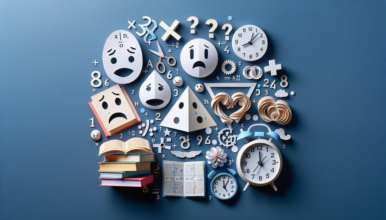 Paper art promoting a trivia quiz on Precalc Unit 3 for high school students.
