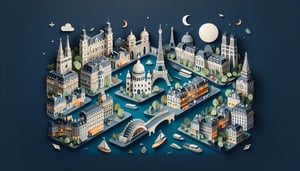 Free Quiz: Absolute Location of Paris, France
