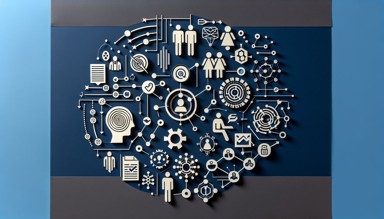 3D voxel art illustrating Advanced Topics in Human-Centered Design and Systems course