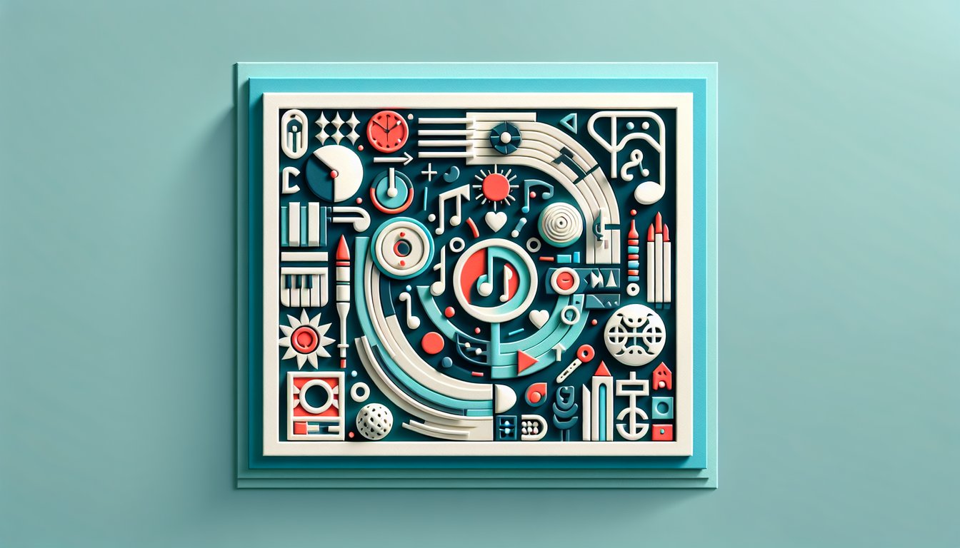 Paper art illustration for SZA personality quiz on a teal background