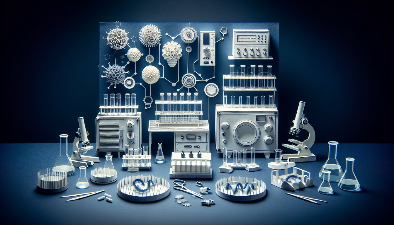 3D voxel art showcasing Amplification Lab course, high-quality visual representation.
