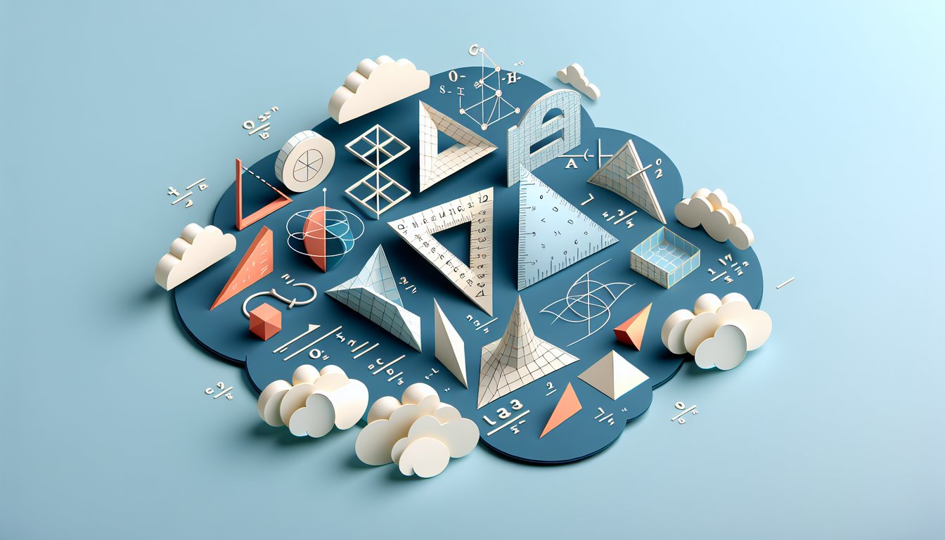paper art geometry shapes free geometry ch2 test definitions biconditionals reasoning skills on sky blue background