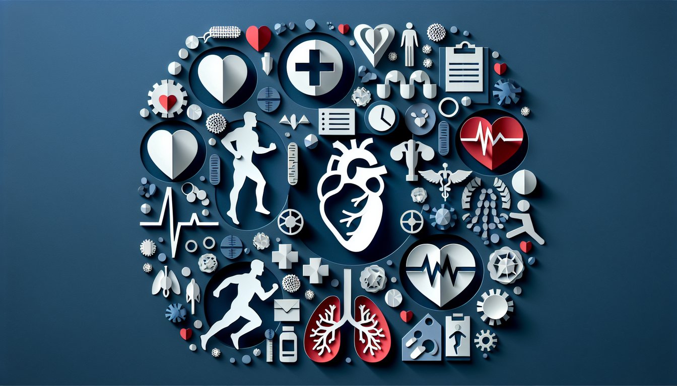 3D voxel art depicting Clin and Applied Ex Physiology course material