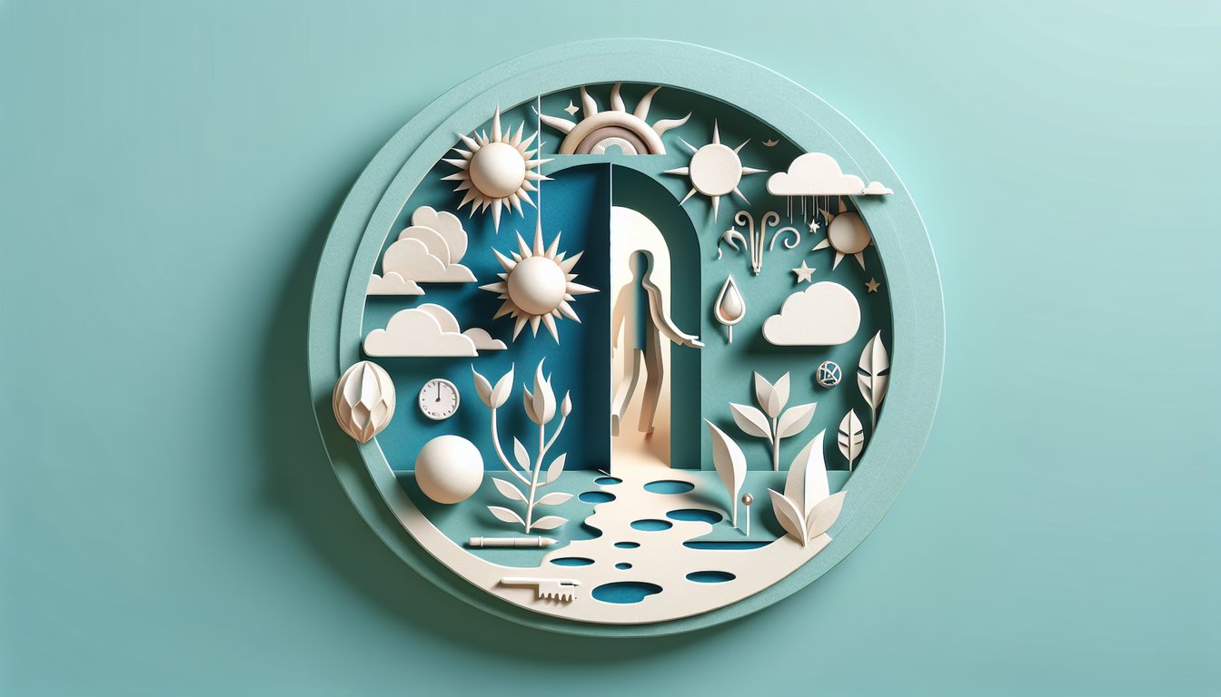 paper cutout heart layers peel back to reveal inner light and strength on teal background for fear of vulnerability quiz