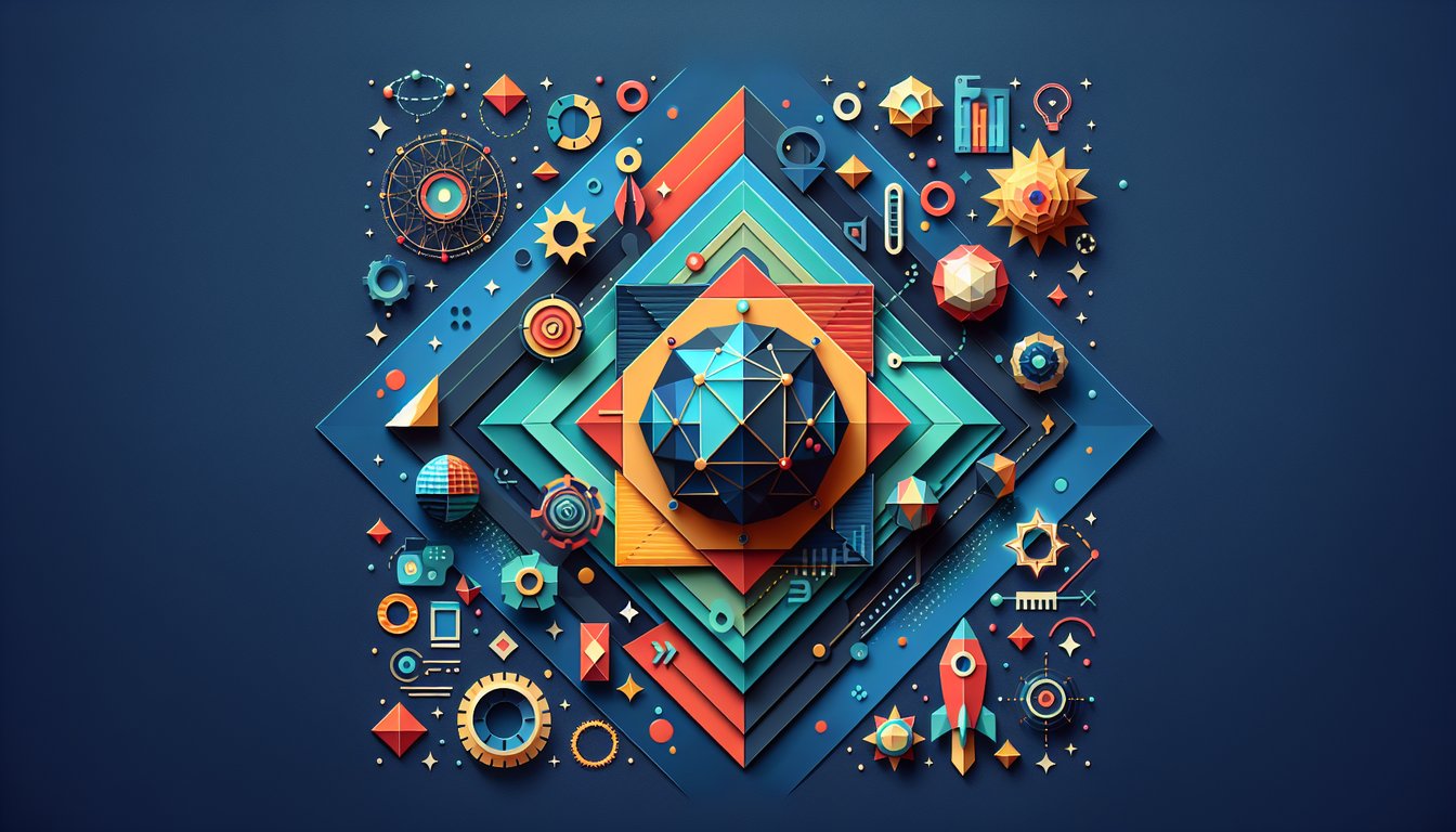 Colorful paper art promoting an EM Coding Basics Quiz.