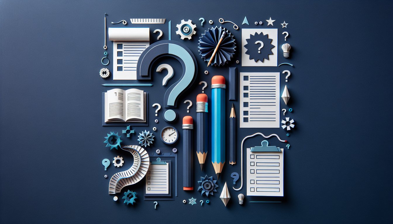 Colorful paper art promoting Unit 7 Unlocked, a dynamic self-assessment quiz for high school students.