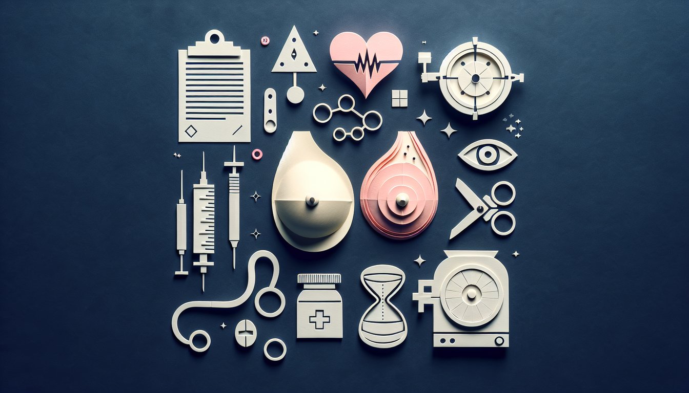 Colorful paper art depicting a quiz on Paramedical Tattooing Knowledge Test.