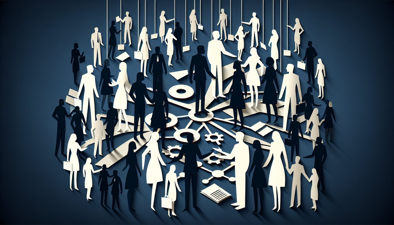 3D voxel art illustrating Leading Professional Organizations and Communities course