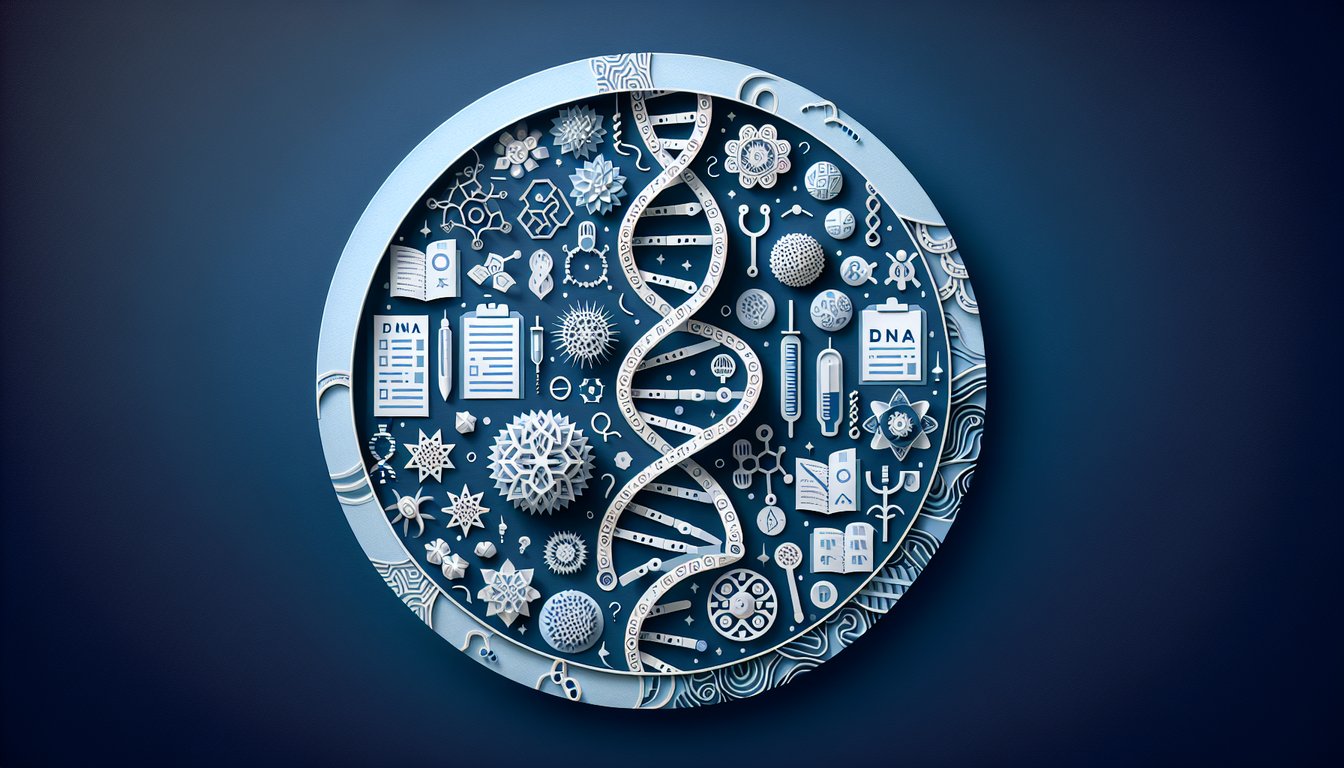 Interactive paper art for Sekrety Kodu DNA trivia quiz aiding high school biology exam prep.