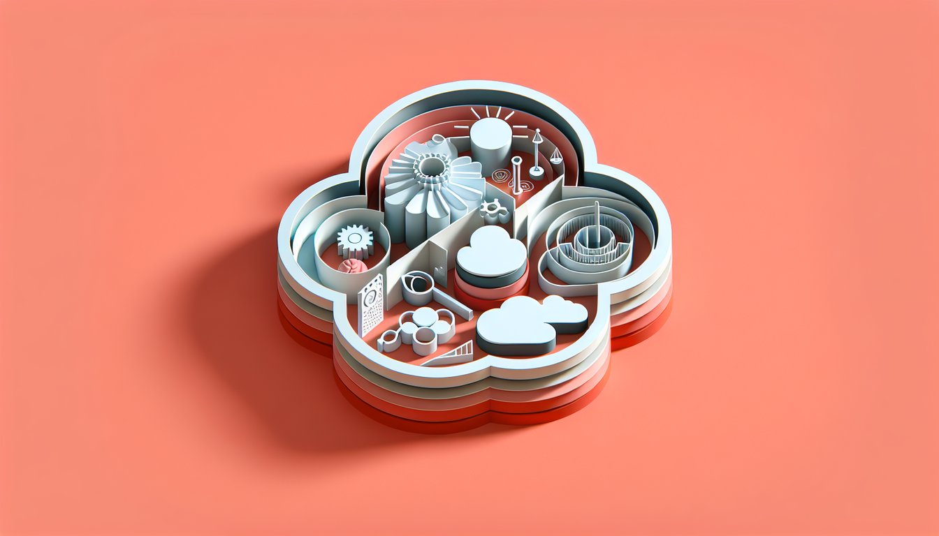 Paper art illustration for Psychology 100 Exam 1 practice quiz on coral background