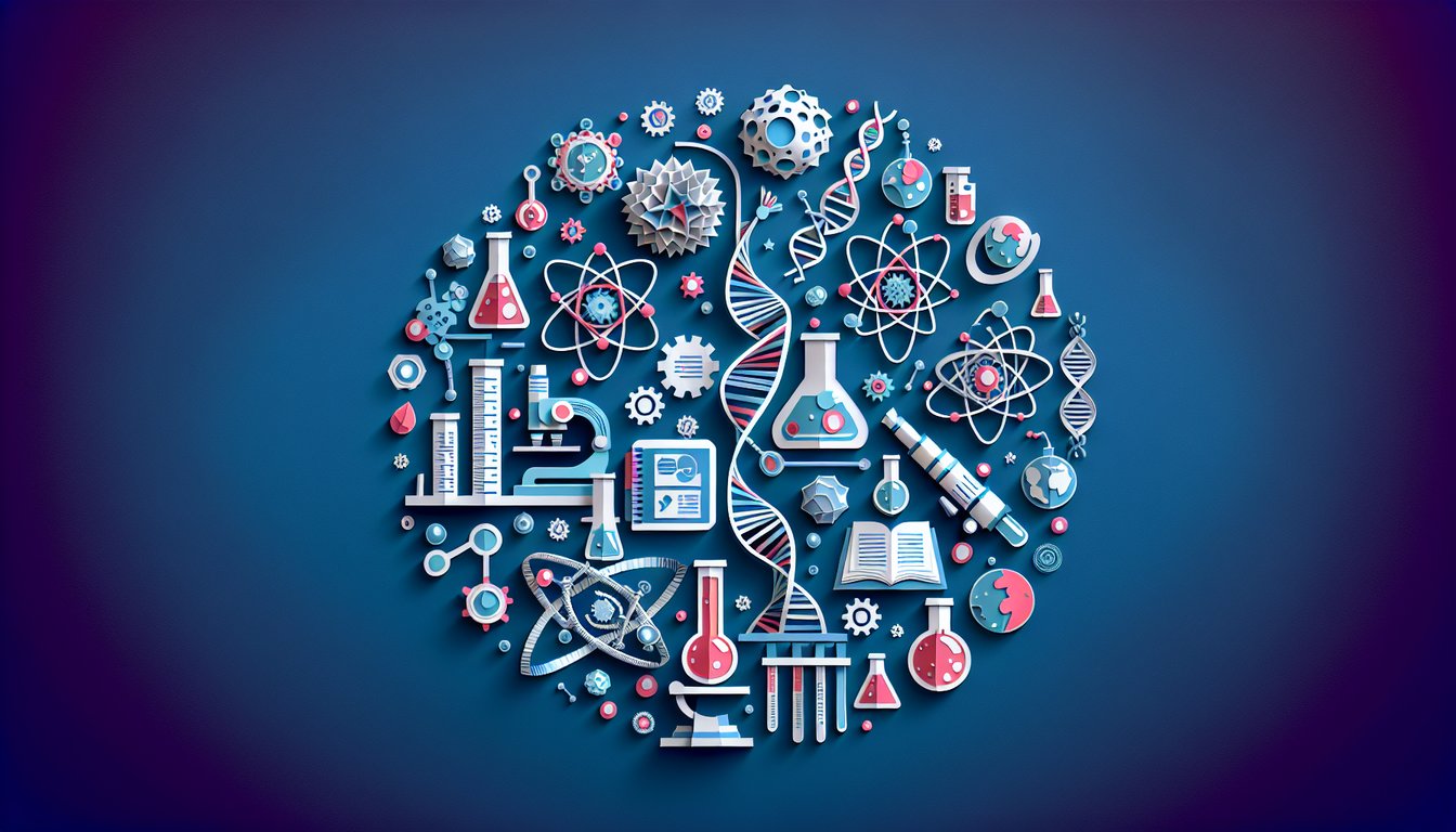 Paper art promoting NSB Quiz Challenge, an interactive exam for high school science students.
