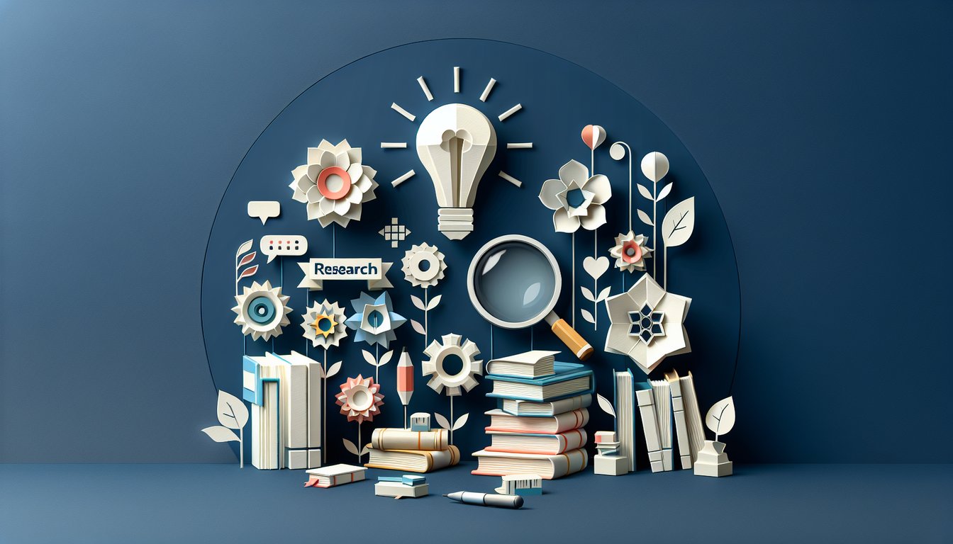 3D voxel art showcasing a Research Seminar course in a visually engaging way