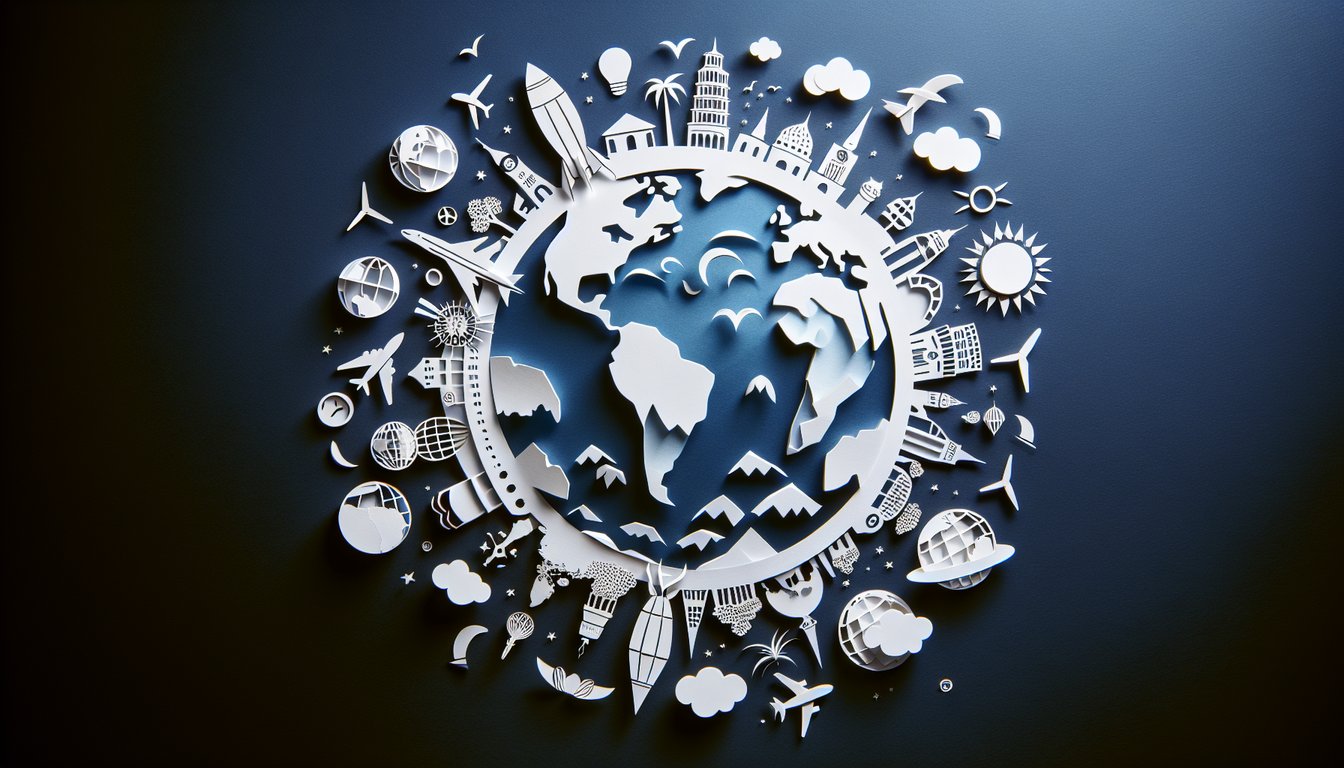 3D voxel art showcasing Visualizing Our World course content in high-quality graphics