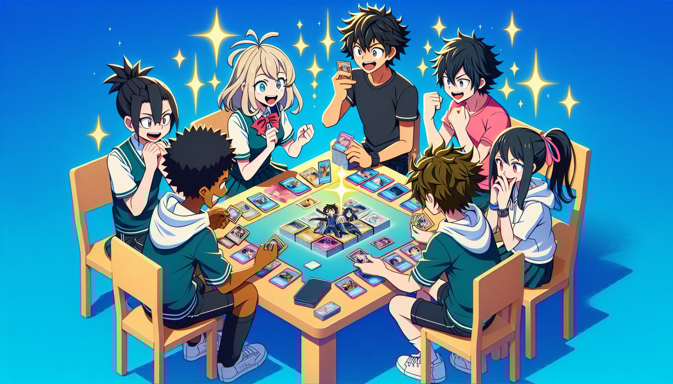 Paper art illustration of Yugioh Zexal cards on sky blue background for free Zexal quiz on iconic cards duel strategies