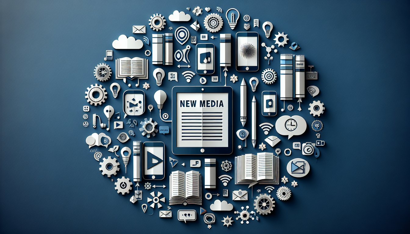 3D voxel art showcasing the New Media and Literacies course
