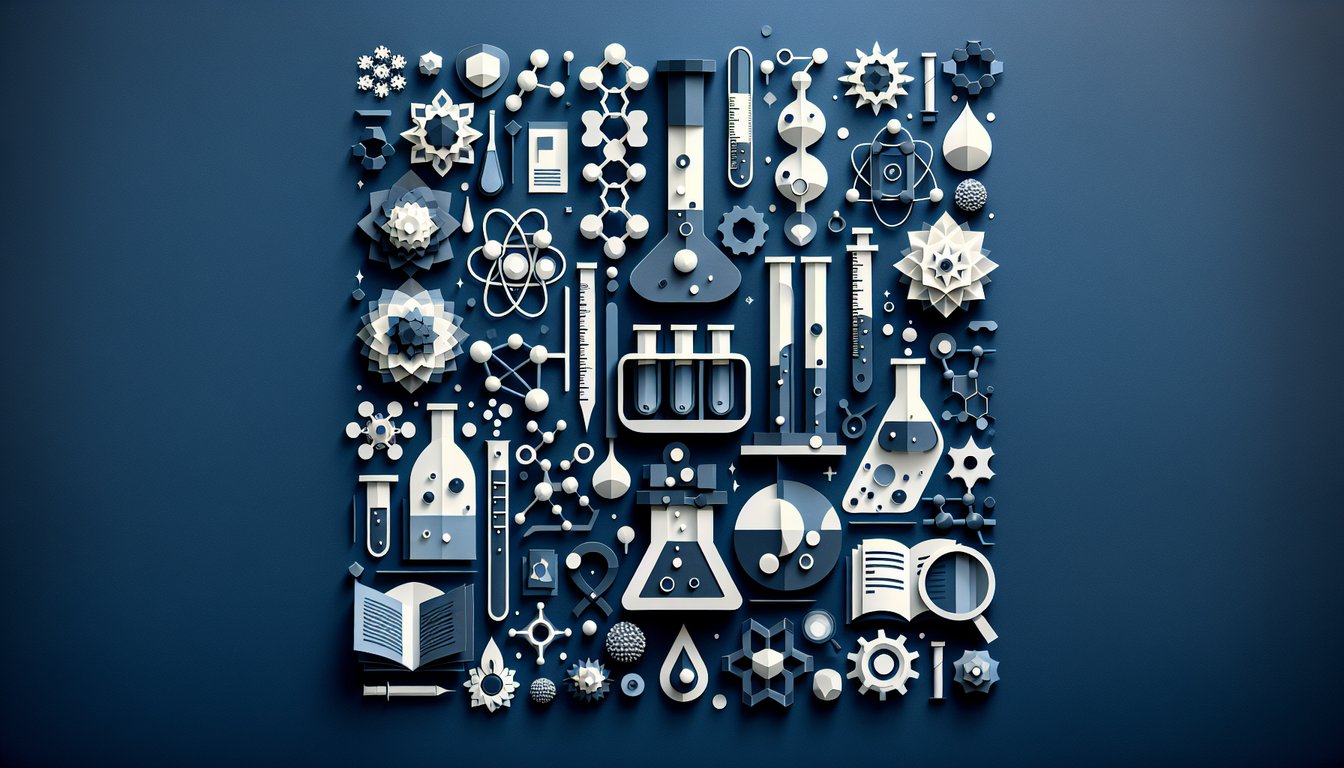 Paper art representing a trivia quiz on Infrared Spectroscopy fundamentals for students.