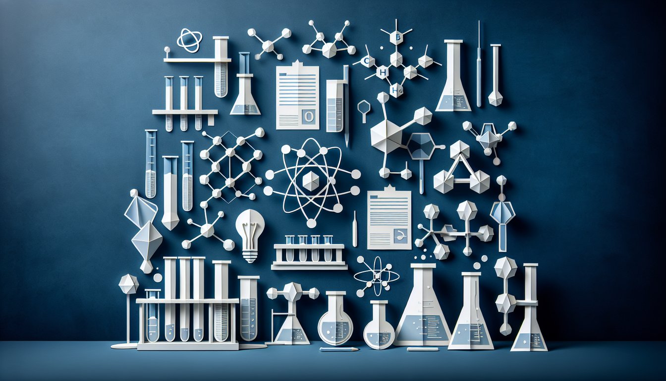 3D voxel art representing Topics in Inorganic Chemistry course