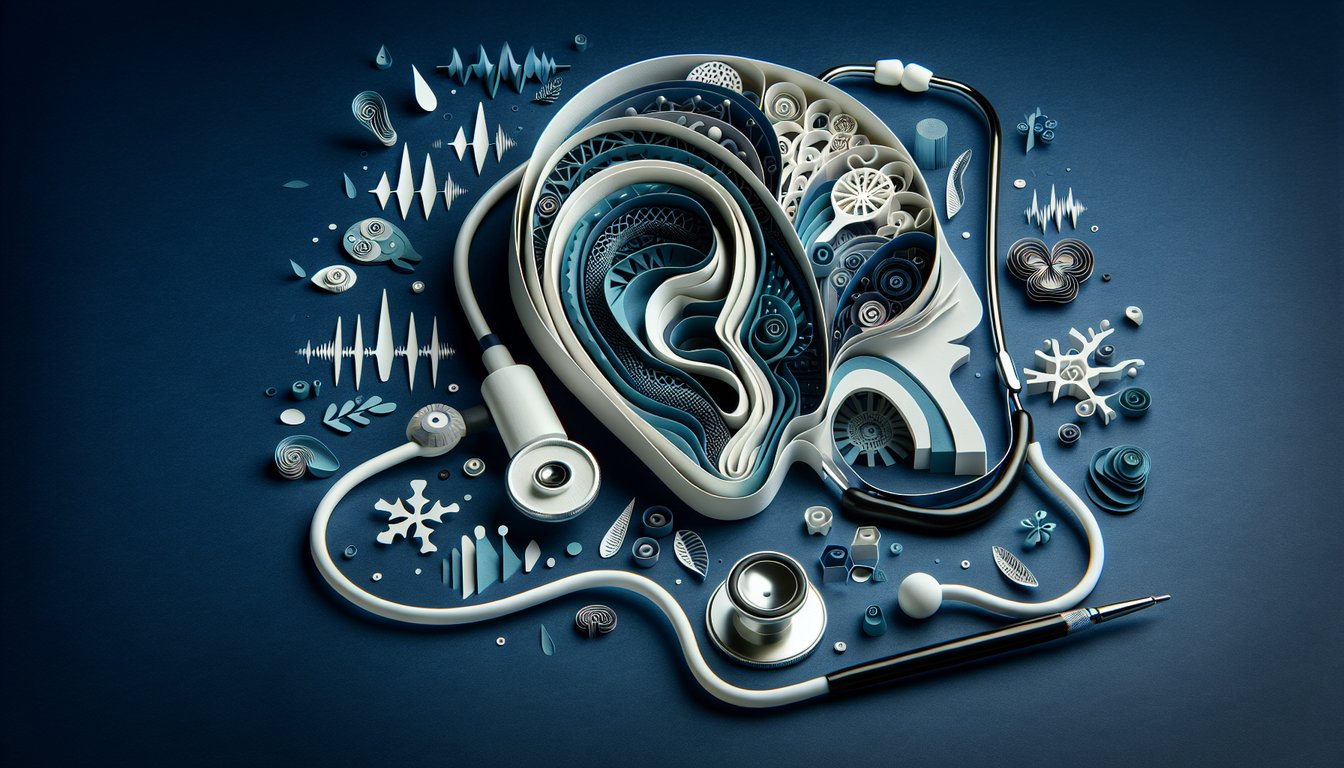 3D voxel art illustrating the Advanced Audiological Assess course content