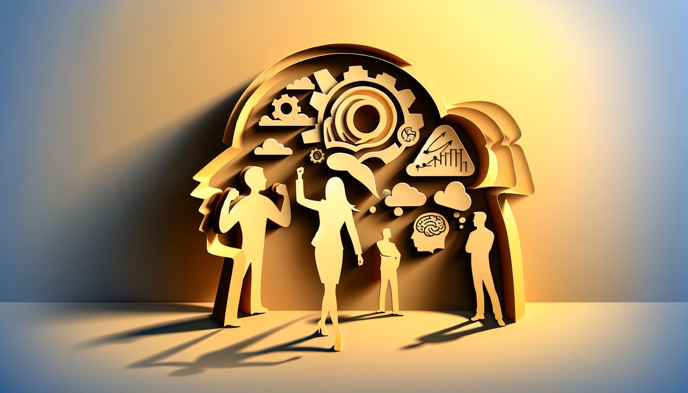 Paper art quiz Challenge yourself pick correct possessive pronoun test grammar boost confidence on golden yellow background