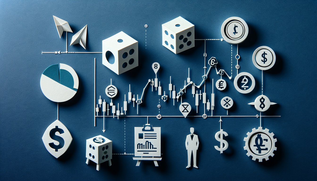 3D voxel art representing Stochastic Processes for Finance and Insurance course