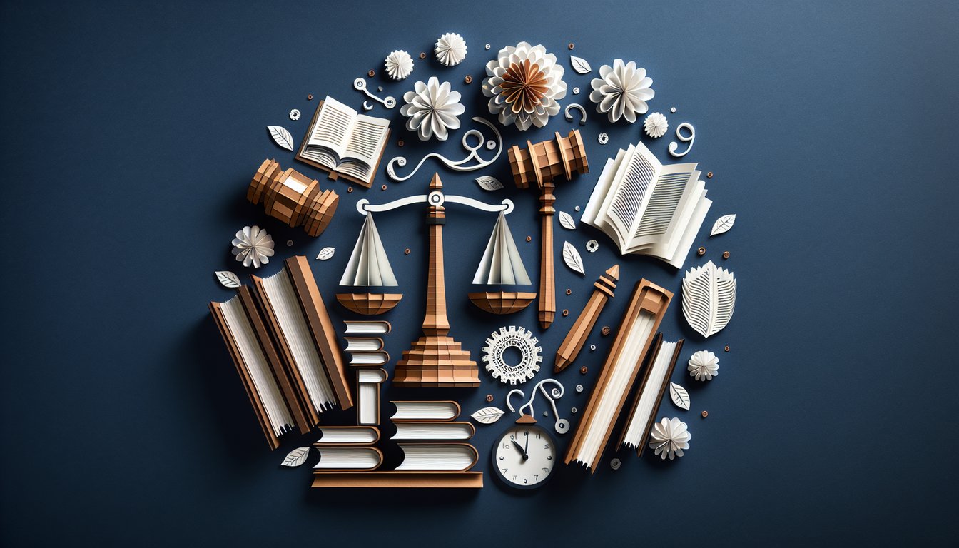 3D voxel art illustrating Adv Topics in Criminal Law course content