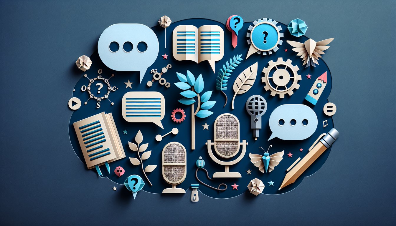 Colorful paper art depicting a trivia quiz on Need Dialogue Knowledge Check
