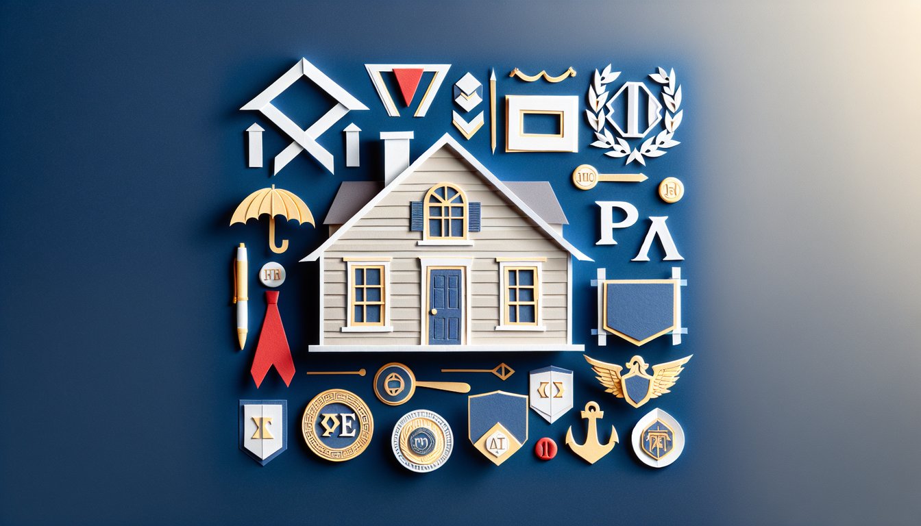 Colorful paper art depicting elements related to a Fraternity Member Trivia Quiz.