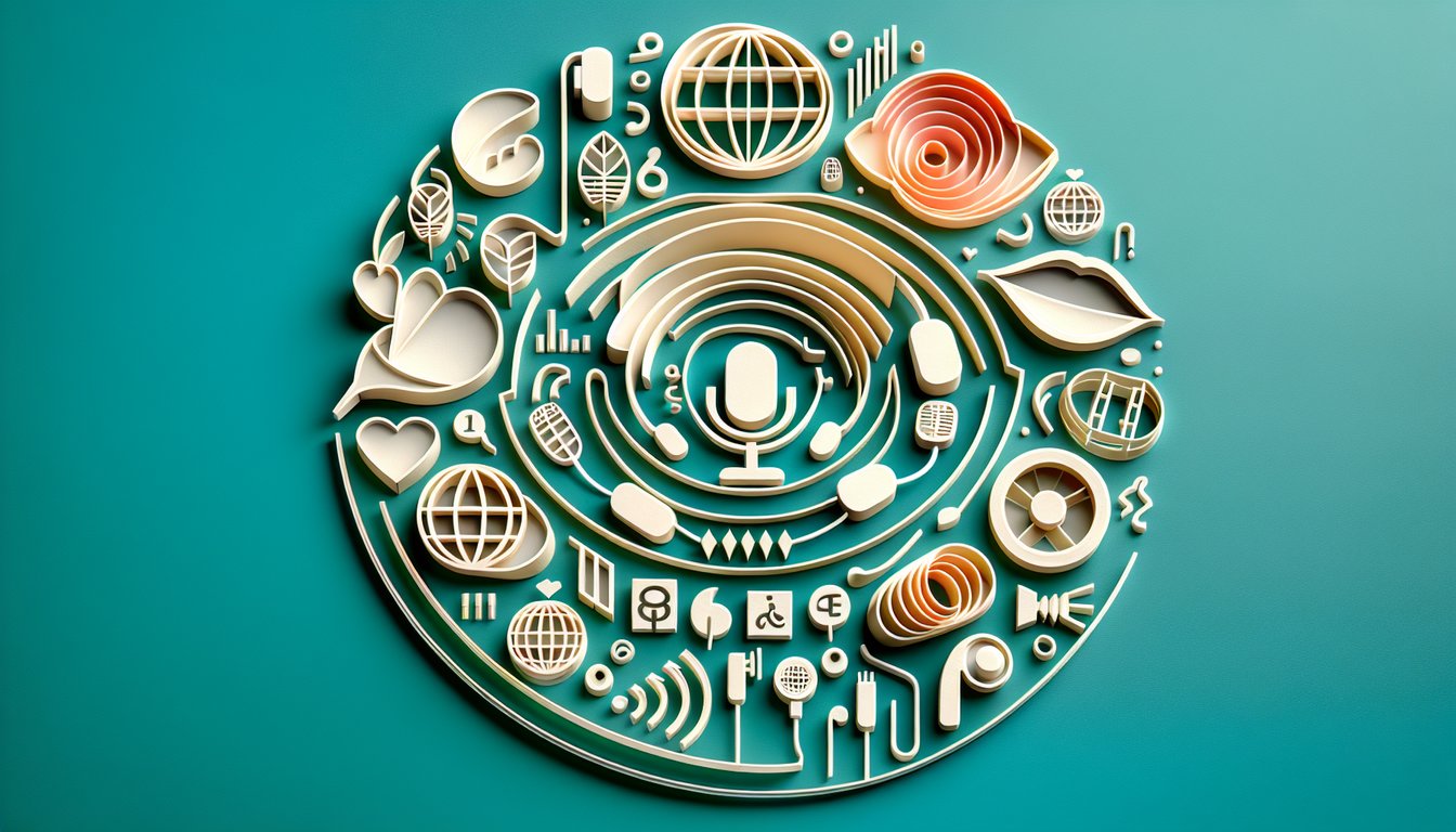 Paper art illustration for IPA test quiz on a teal background