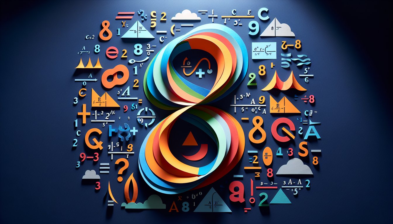 Colorful paper art promoting AP Calculus AB Unit 2 Blitz trivia quiz for high school students.