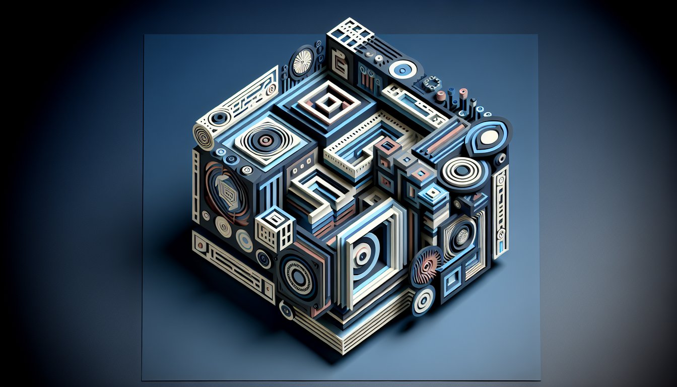 Paper art illustration for a Hebrew alphabet knowledge quiz on a dark blue background