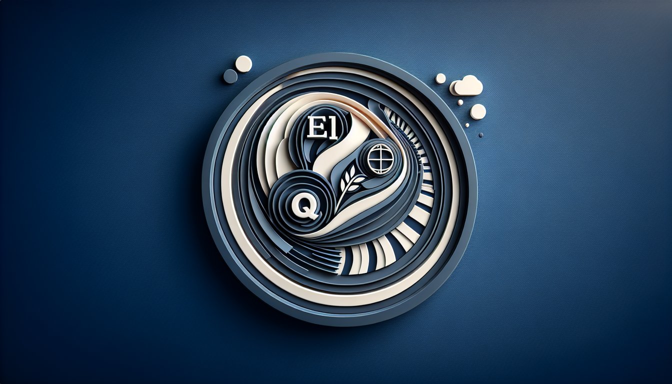Paper art style quiz illustration with text highlighting English word stress true or false challenge on dark blue background