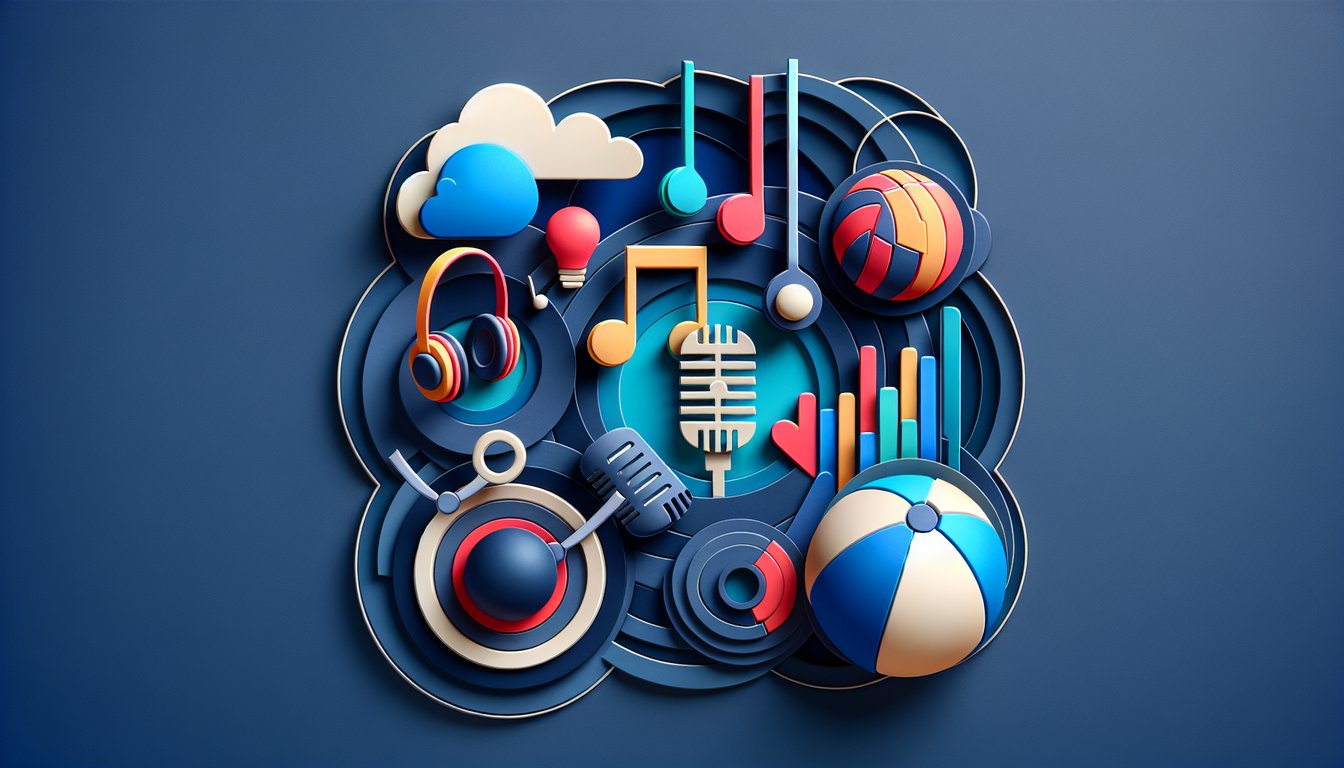 BTS paper art quiz illustration on a dark blue background