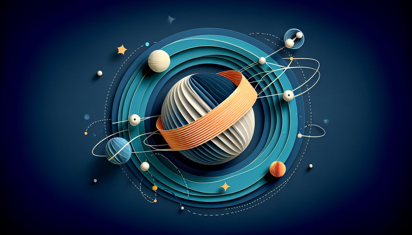 Paper art depicting a trivia quiz on force and motion for high school physics students.