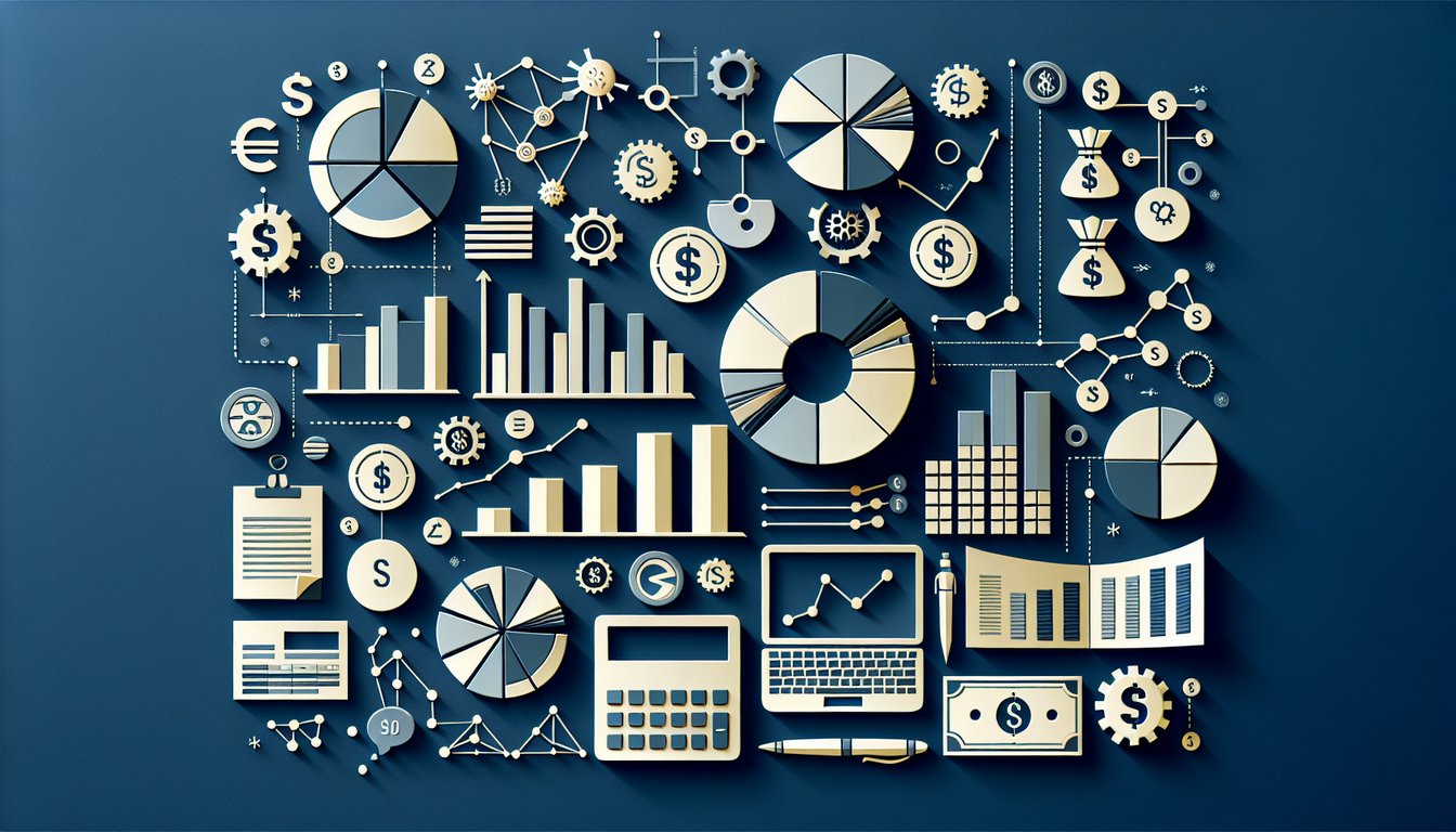 3D voxel art symbolizing the Applied Financial Analysis course