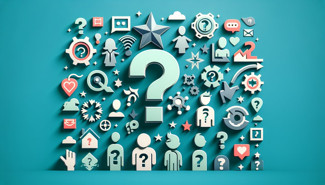Paper art illustration shows playful Fnac game hero characters with quiz icons and speech bubbles on teal background
