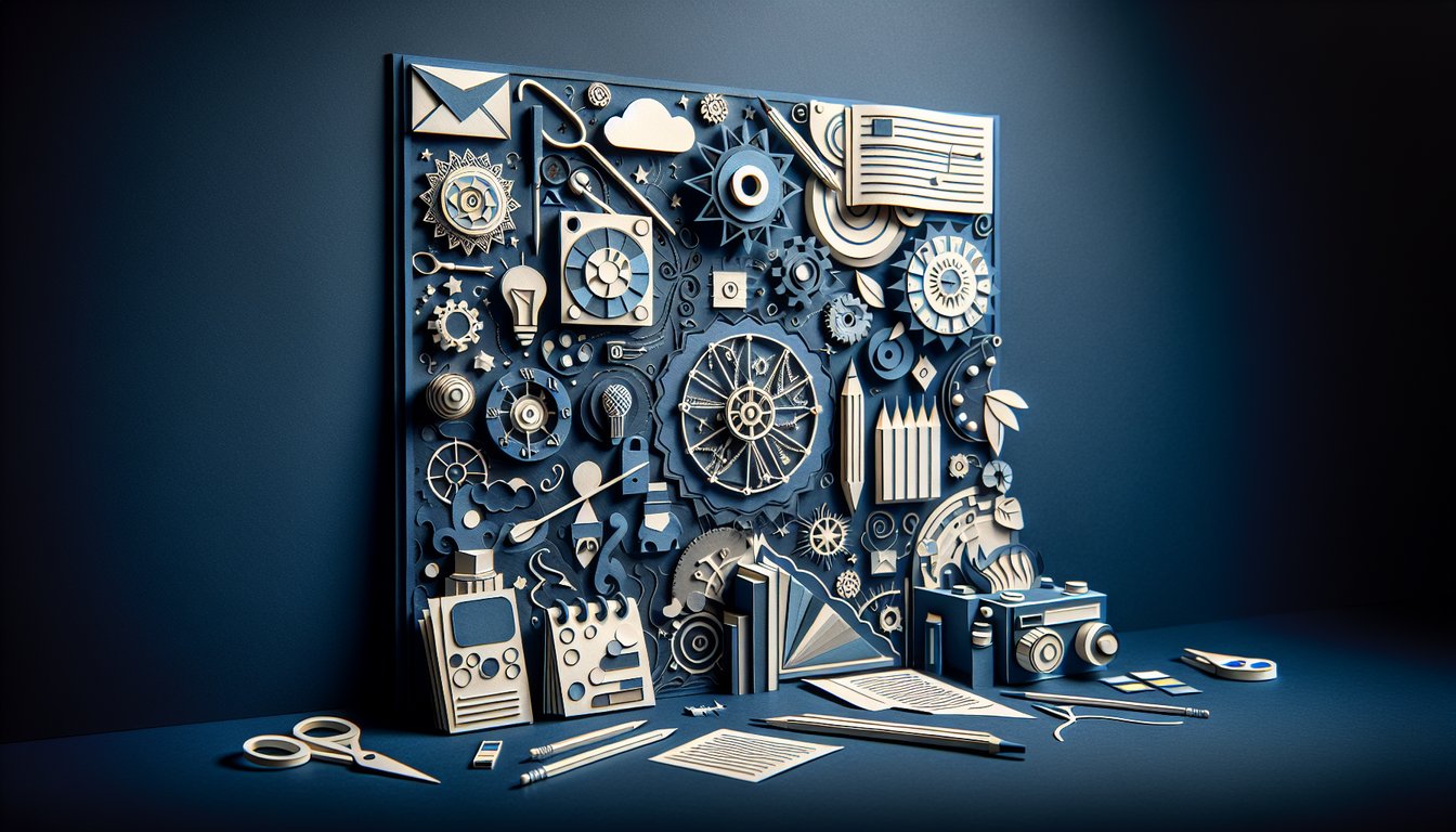 3D voxel art showcasing Introduction to Art course content