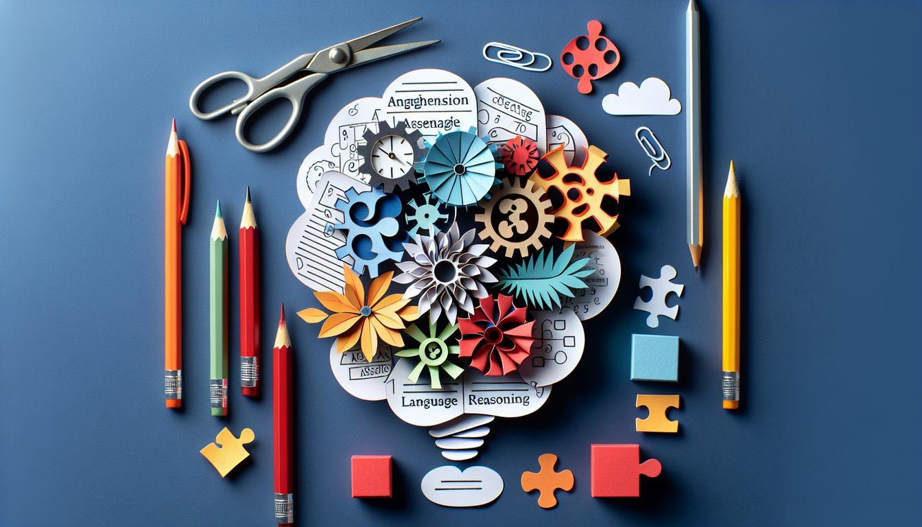 Paper art showcasing trivia about Artisan Analogies, a creative tool for high school students.