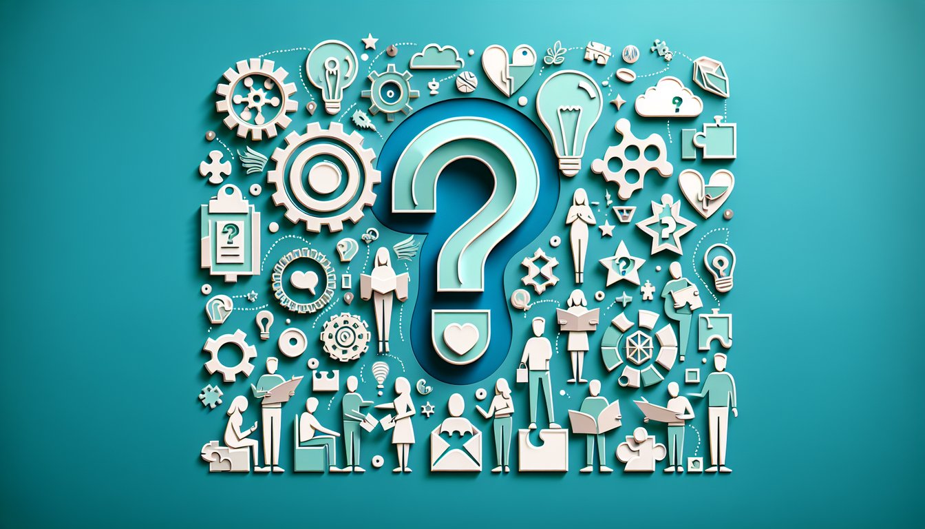 Paper art illustration for Traphouse personality quiz on a teal background.
