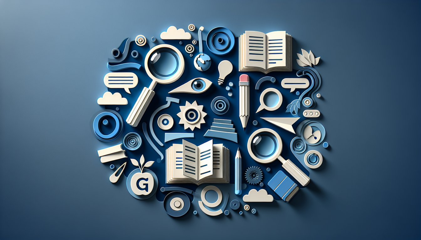 Paper art illustration for Appositive Phrase Quiz on a dark blue background