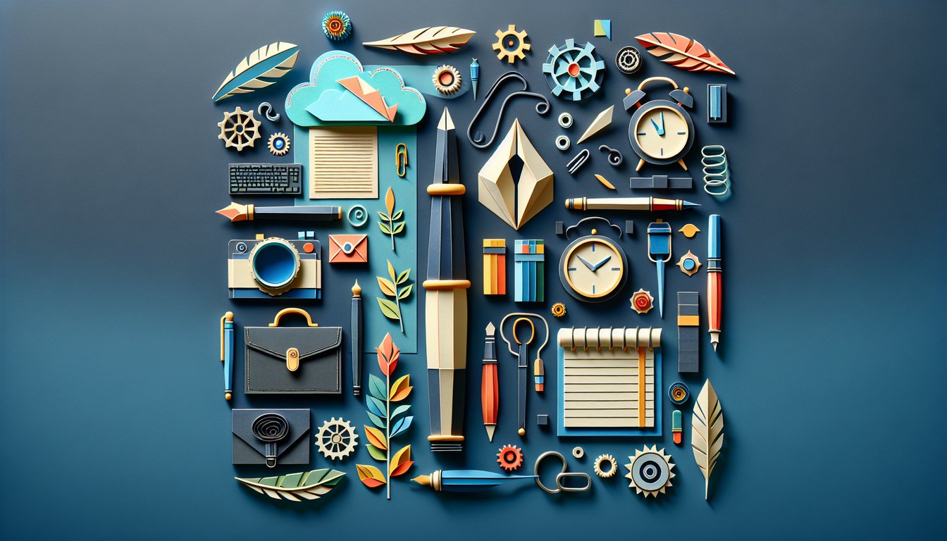 3D voxel art showcasing Introduction to Business Writing course material