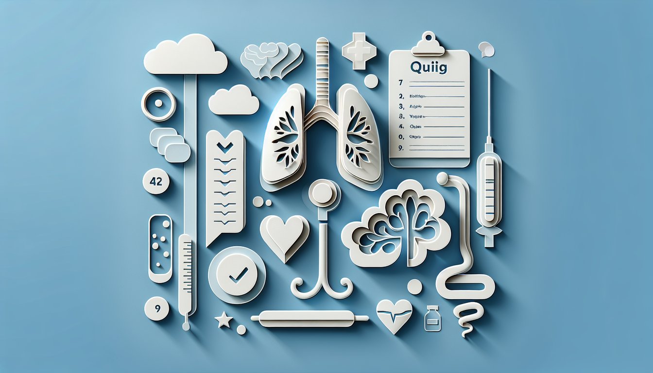 paper art style lungs and quiz cover text free nclex pulmonary embolism quiz 10 exam style questions on sky blue background